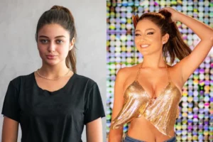 antes e depois da make 2