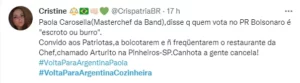 Paola Carossella Critica Bolsonaristas 3
