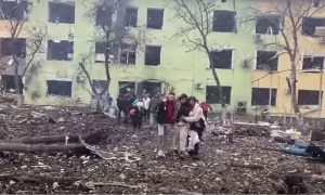 bombardeio a hospital na ucrania