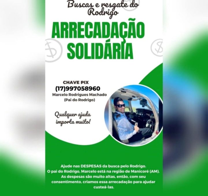 Acidente aéreo em Manicoré: família faz campanha para traslado do corpo do piloto a SP 1 IMG 1122
