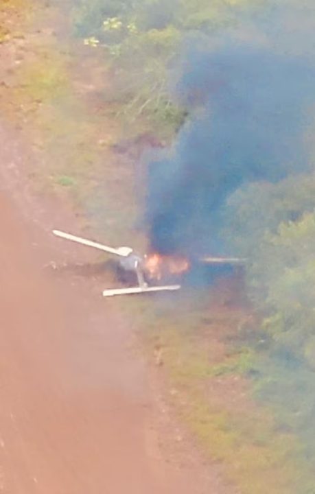 FAB intercepta avião com drogas no AM; aeronave é incendiada antes da fuga 1 IMG 3494