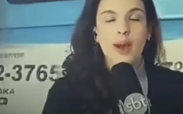 Repórter é atingida por viatura da PM durante transmissão ao vivo no Rio,