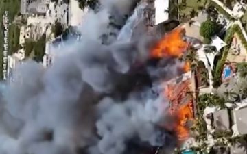 Incêndio em resort de luxo deixa uma pessoa m*rta e provoca evacuação