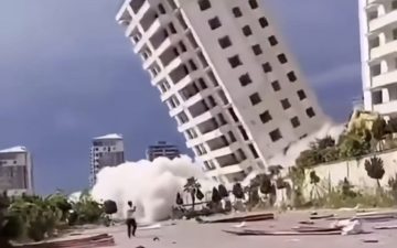 Desabamentos continuam após fortes terremotos na Venezuela