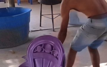 Polícia tenta identificar homem que deu 22 pauladas e matou um cachorro no Pará