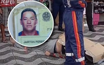 Mototaxista morre após passar mal e cair na Avenida Autaz Mirim, em Manaus